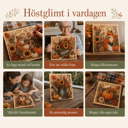 Höstglimt™ – 3D-pärlkonst för mysiga stunder