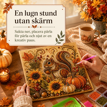 Höstglimt™ – 3D-pärlkonst för mysiga stunder