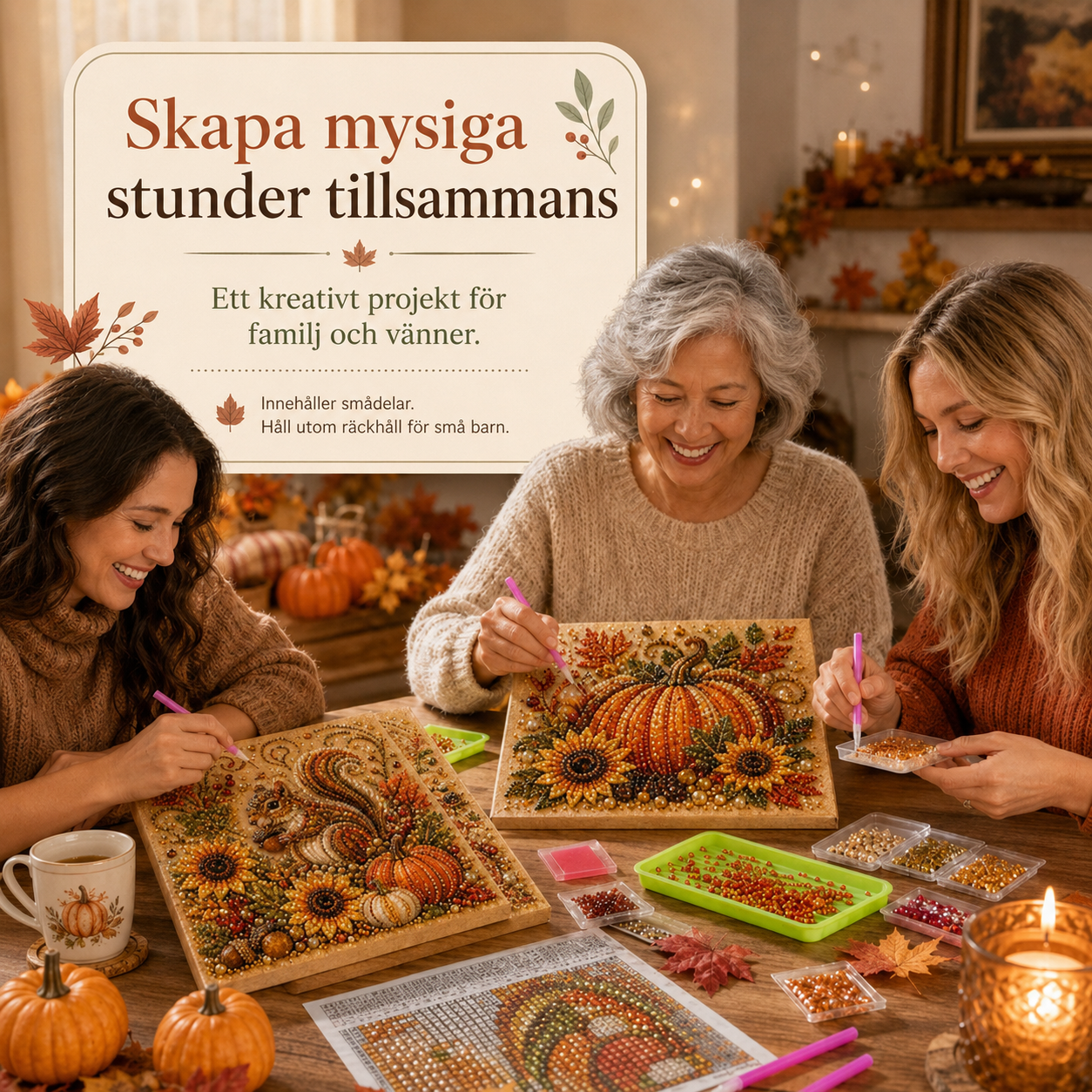 Höstglimt™ – 3D-pärlkonst för mysiga stunder