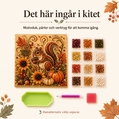 Höstglimt™ – 3D-pärlkonst för mysiga stunder